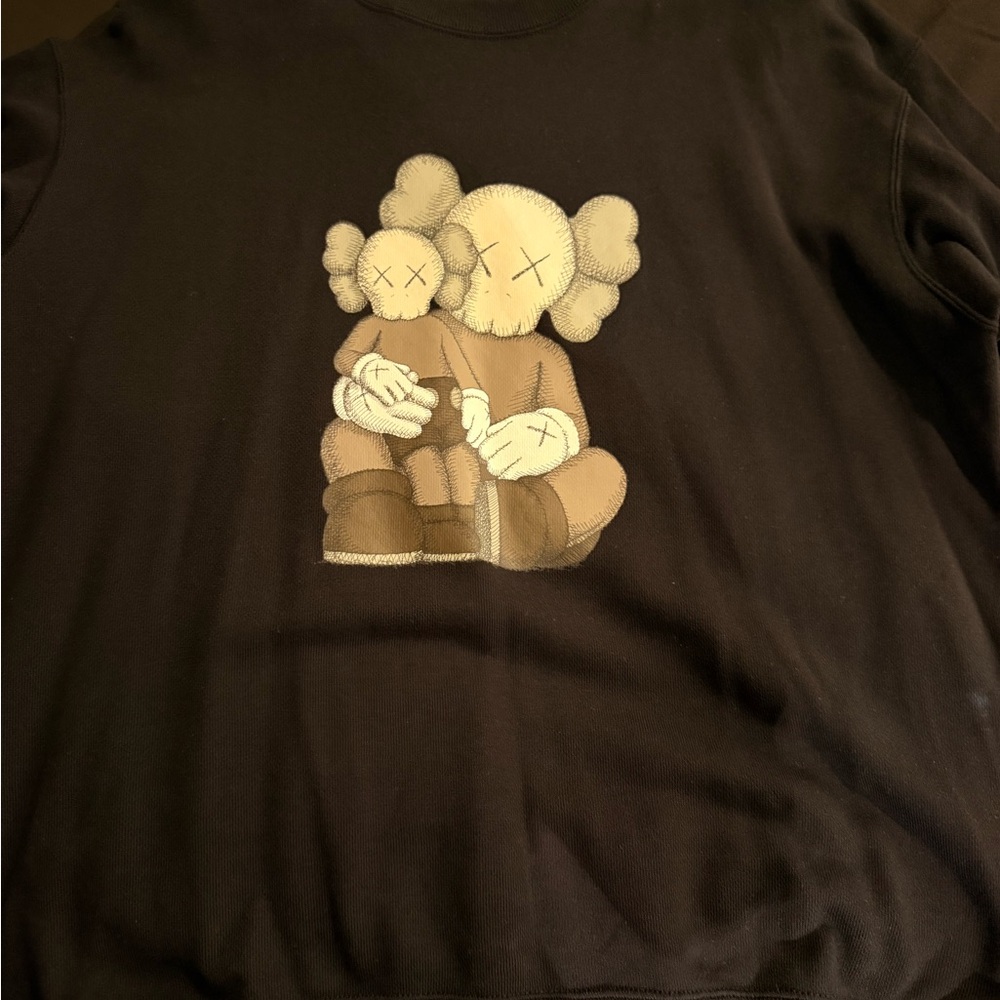 Uniqlo x KAWS Black Crewneck Sweater